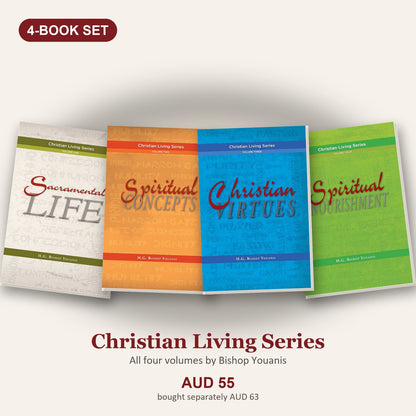Christian Living Series: all four volumes by Bishop Youanis, AUD 55