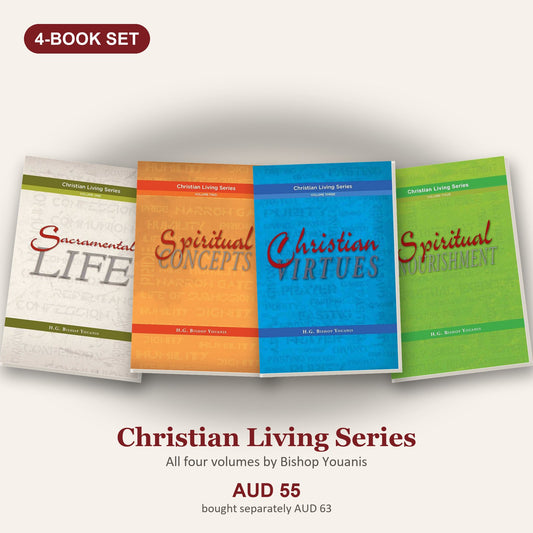 Christian Living Series: all four volumes by Bishop Youanis, AUD 55